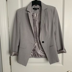 Forever 21 grey suit jacket